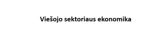Course Image Viešojo sektoriaus ekonomika