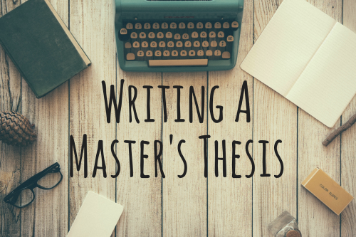 Course Image Master's & Bachelor's Thesis 