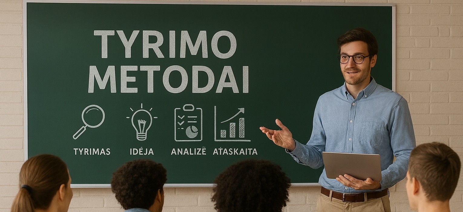 Course Image Tyrimo metodai