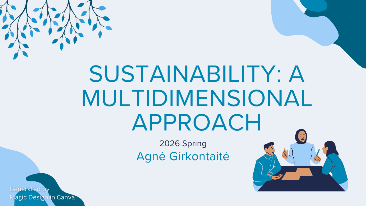 Course Image Sustainability: Multidimensional Approach