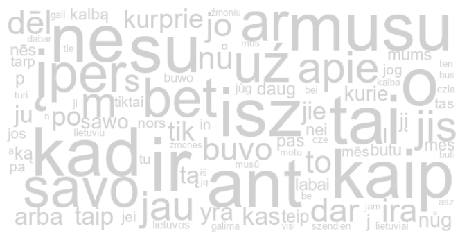 Course Image Kalbotyros semestrinis rašto darbas