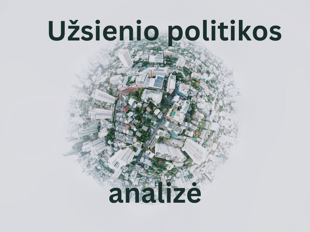 Course Image Užsienio politikos analizė