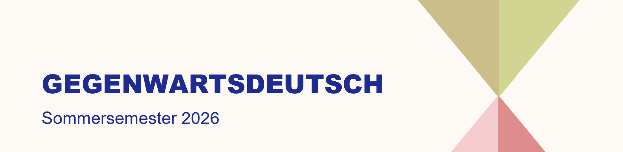 Course Image Modern German