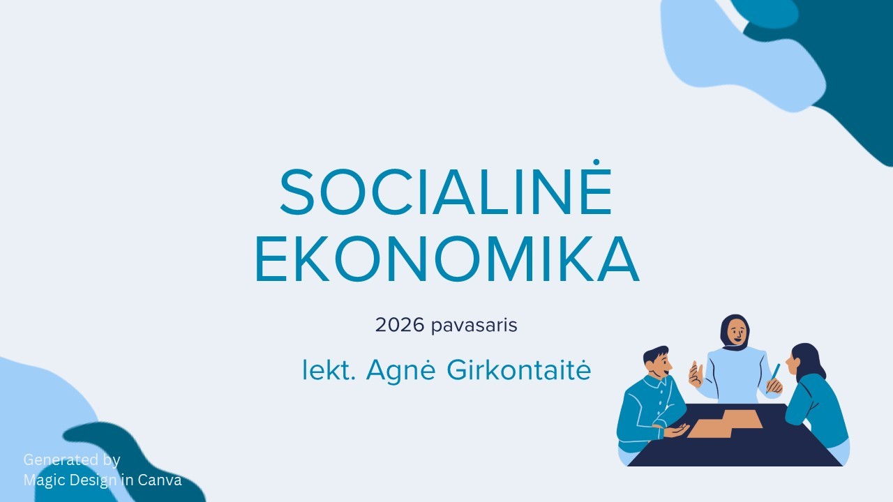 Course Image Socialinė ekonomika