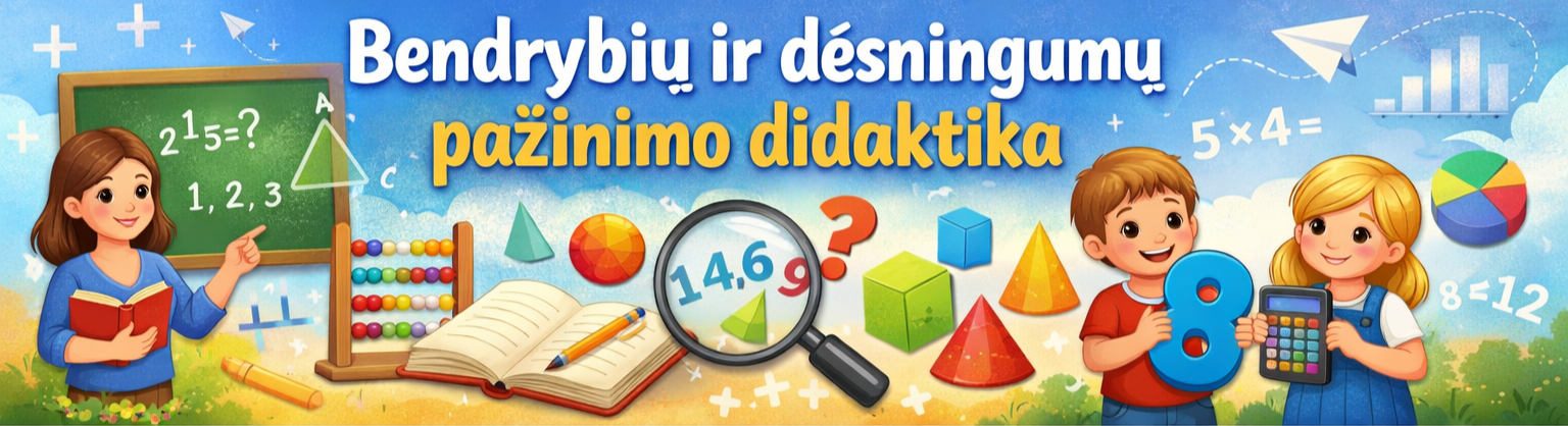 Course Image  Bendrybių ir dėsningumų pažinimo didaktika (seminarai)