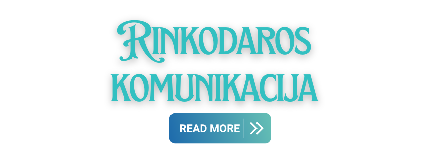 Course Image Rinkodaros komunikacija