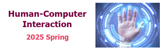 Course Image Human-Computer Interaction 2025 Spring