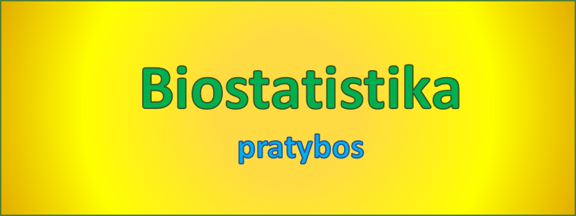 Course Image Biostatistika (pratybos)